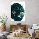 Malachite with Rose Gold Glitter #1 #shiny #gem #decor #art by Anita & Bella Jantz on GIANT ART - green photo illustration