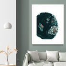 Malachite with Rose Gold Glitter #1 #shiny #gem #decor #art by Anita & Bella Jantz on GIANT ART - green photo illustration