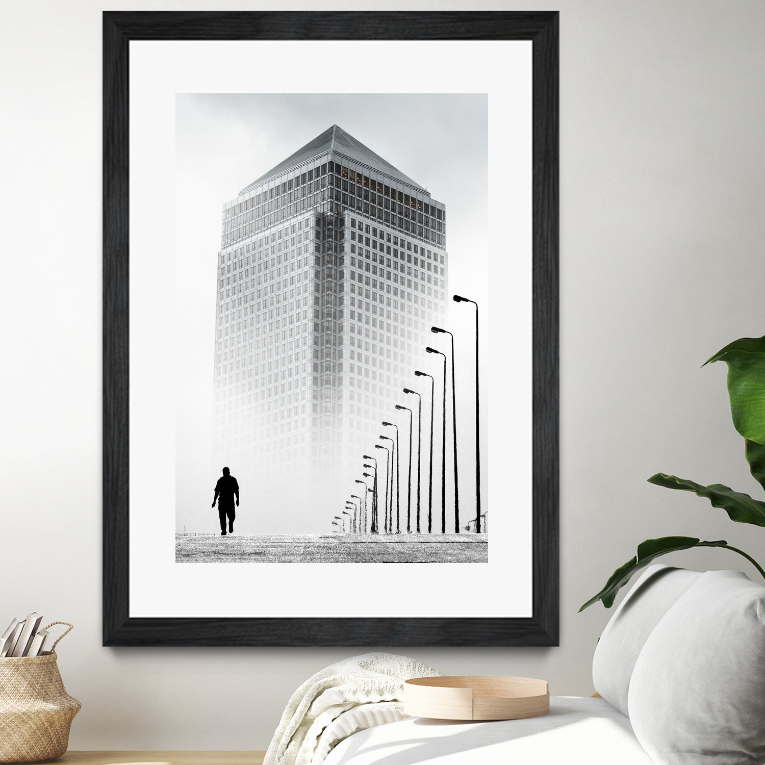 Alone In The City by GEN Z by Rigaud Mickaël on GIANT ART - gray photo illustration