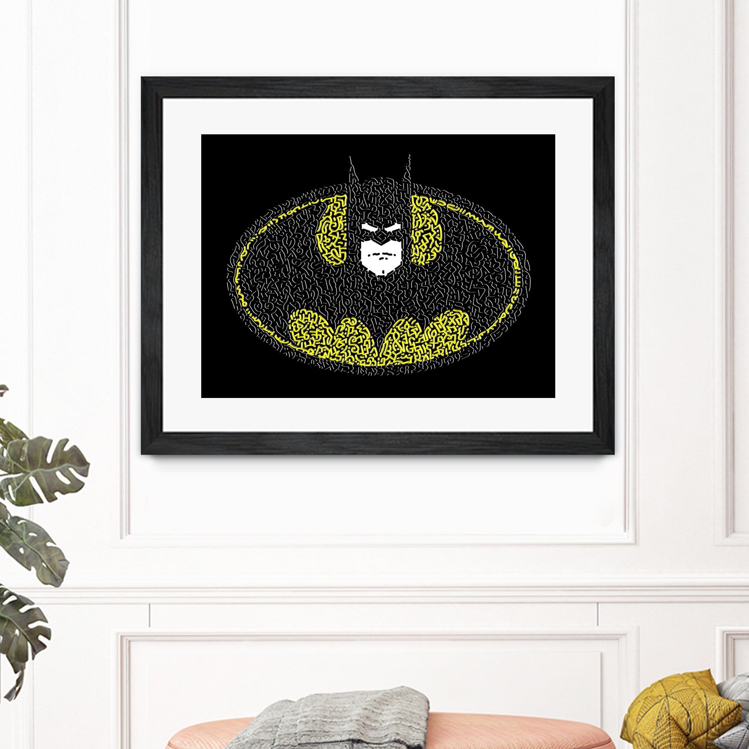 Batman Logo by Caroline BESSIERES on GIANT ART - black digital drawing