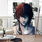 DEATHNOTE L and light by MCAshe 24 on GIANT ART - gray digital painting