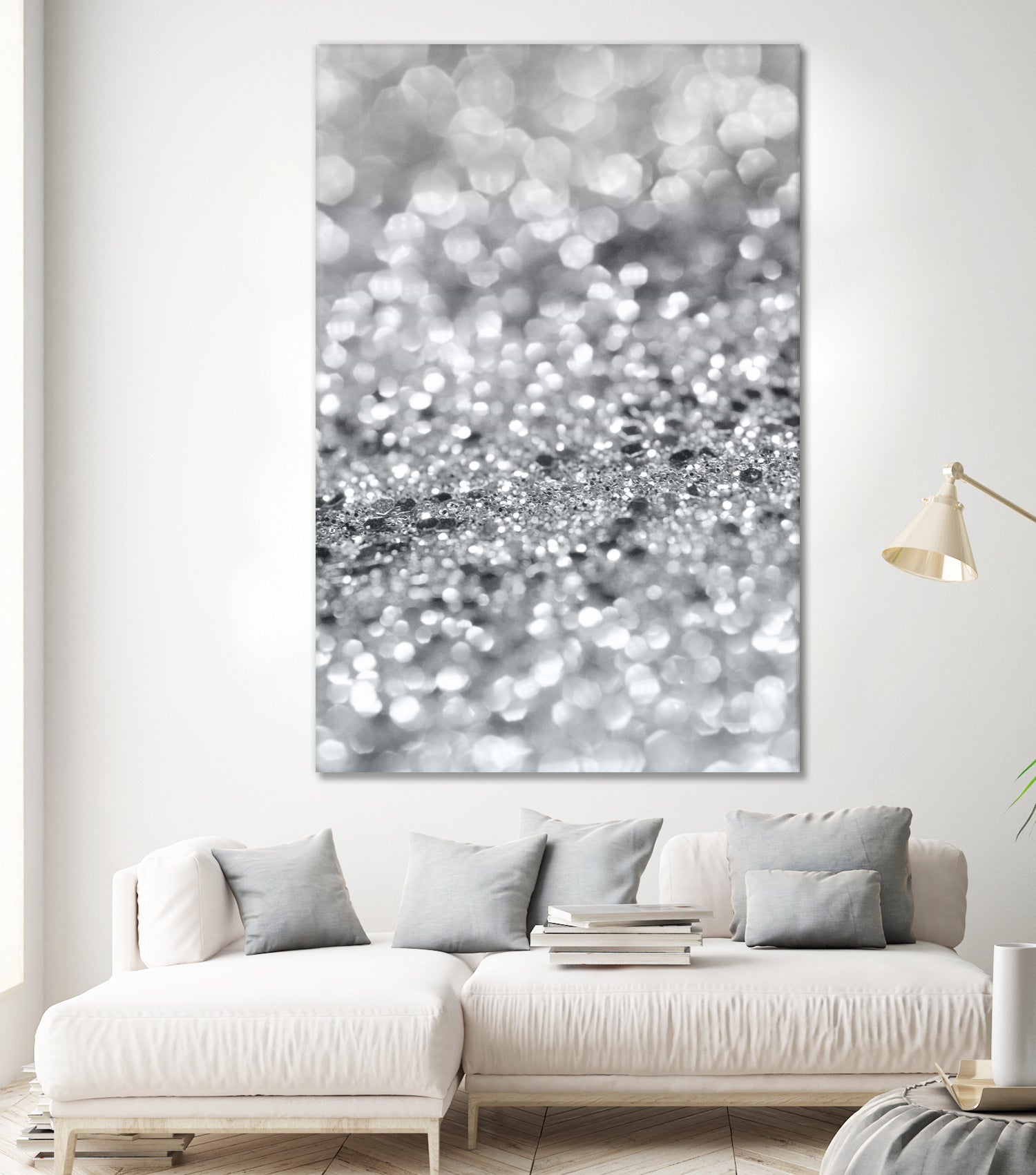 Silver Gray Lady Glitter #1 #shiny #decor #art by Anita & Bella Jantz on GIANT ART - gray photo manipulation