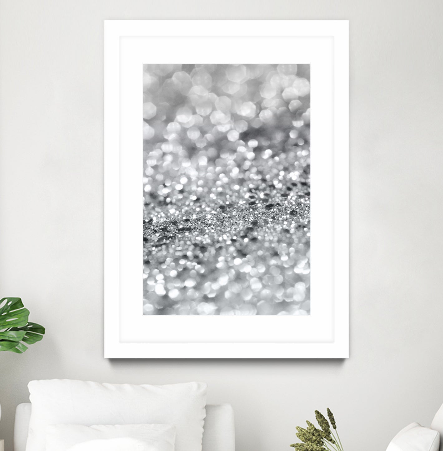 Silver Gray Lady Glitter #1 #shiny #decor #art by Anita & Bella Jantz on GIANT ART - gray photo manipulation