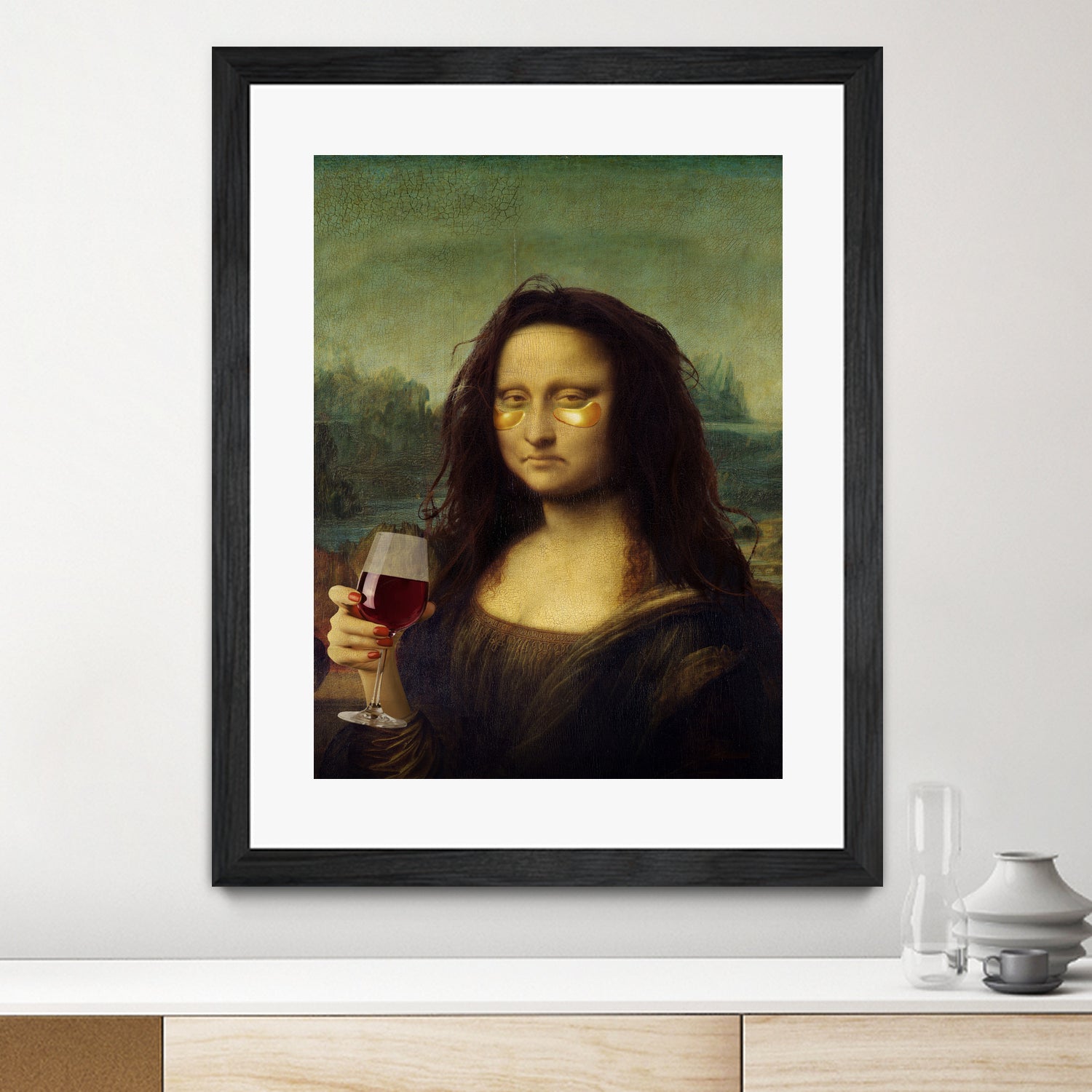 Monday Lisa by Artem Pozdnyakov on GIANT ART - brown photo illustration