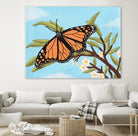 Monarch Butterfly by Living Word Designs Art Studio on GIANT ART - blue digital drawing