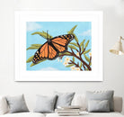 Monarch Butterfly by Living Word Designs Art Studio on GIANT ART - blue digital drawing