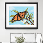 Monarch Butterfly by Living Word Designs Art Studio on GIANT ART - blue digital drawing