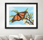 Monarch Butterfly by Living Word Designs Art Studio on GIANT ART - blue digital drawing