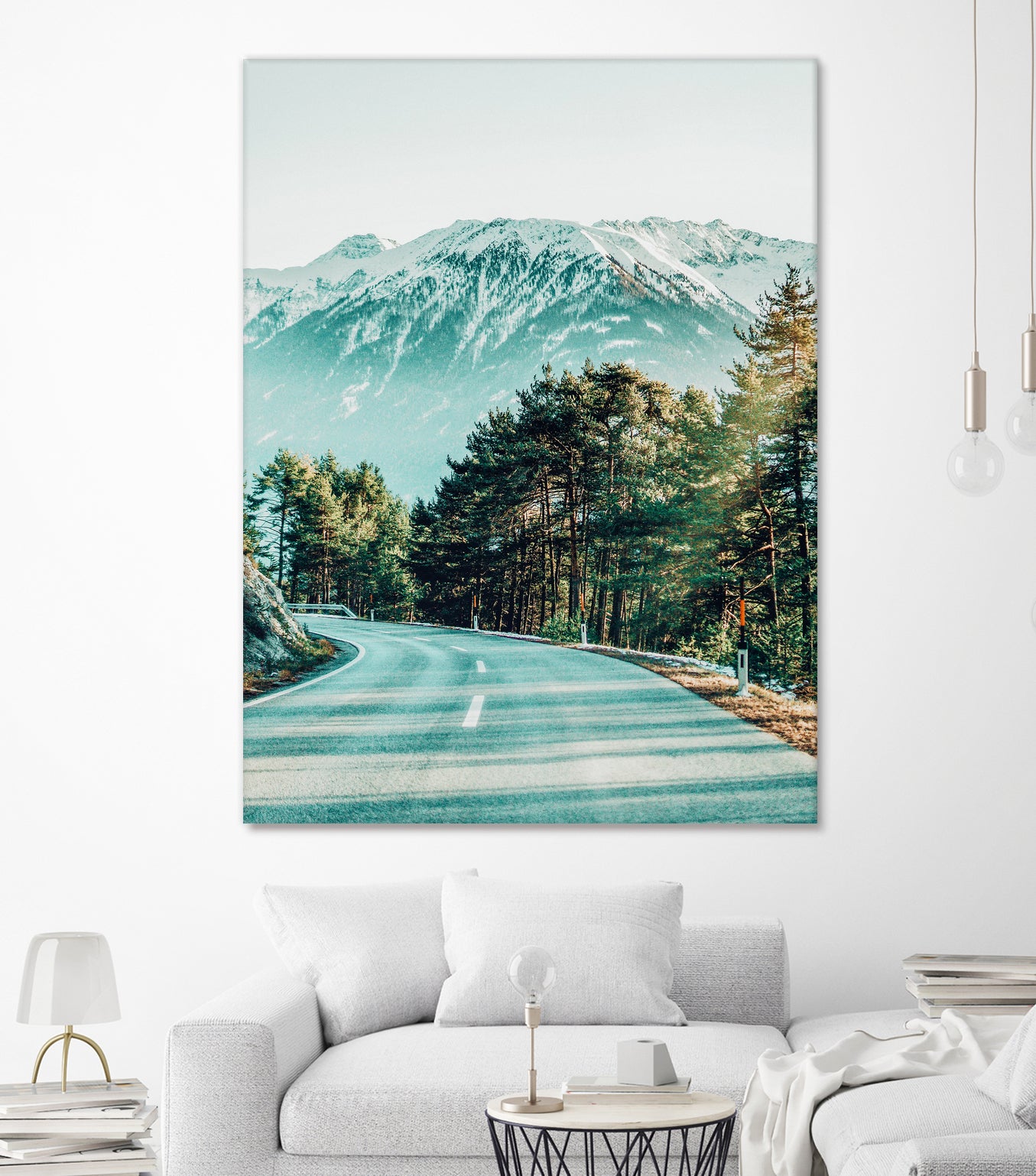 Road To Heaven by Uma Gokhale on GIANT ART - blue photo illustration