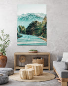 Road To Heaven by Uma Gokhale on GIANT ART - blue photo illustration