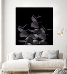 Eucalyptus Leaves Black Black #1 #foliage #decor #art by Anita & Bella Jantz on GIANT ART - black photo illustration