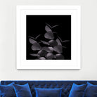 Eucalyptus Leaves Black Black #1 #foliage #decor #art by Anita & Bella Jantz on GIANT ART - black photo illustration