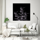 Eucalyptus Leaves Black Black #1 #foliage #decor #art by Anita & Bella Jantz on GIANT ART - black photo illustration