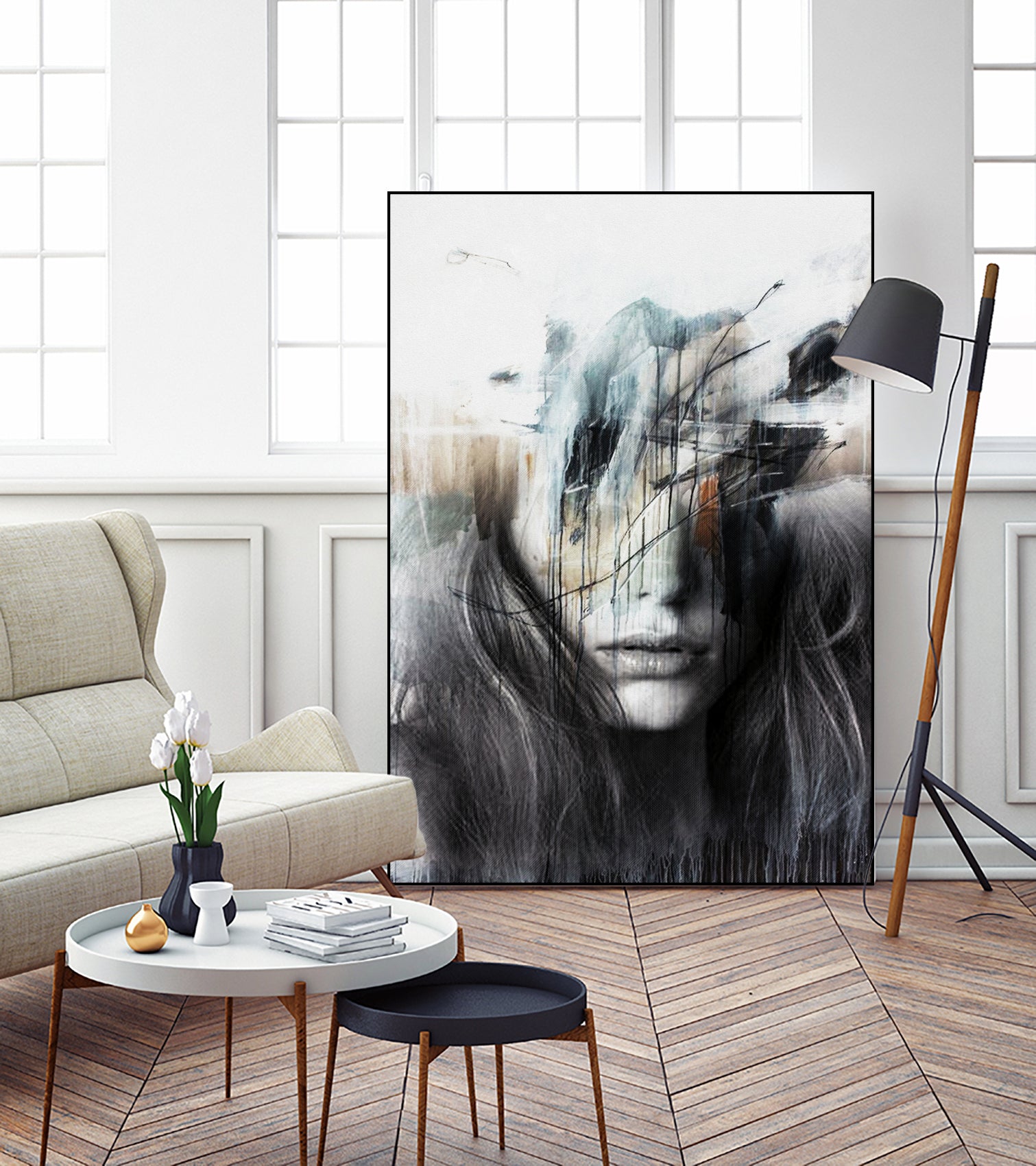 Abstract elegance ... by Menelaos Trompoukis on GIANT ART - white digital painting