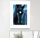 Stallion by Rafael Salazar on GIANT ART - blue digital painting