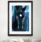 Stallion by Rafael Salazar on GIANT ART - blue digital painting