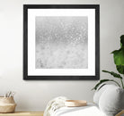 White Marble Silver Ombre Glitter Glam #1 #shiny #gem #decor by Anita & Bella Jantz on GIANT ART - gray photo illustration