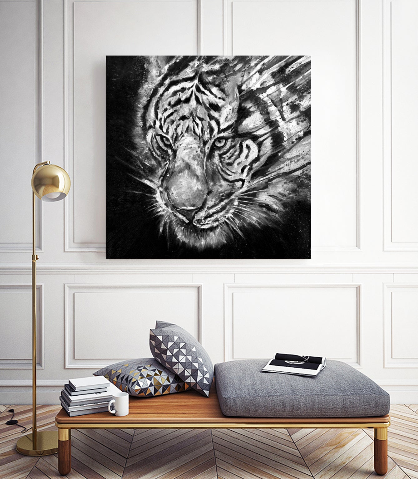 Nightstalker B&W by Marc Allante on GIANT ART - white photo illustration