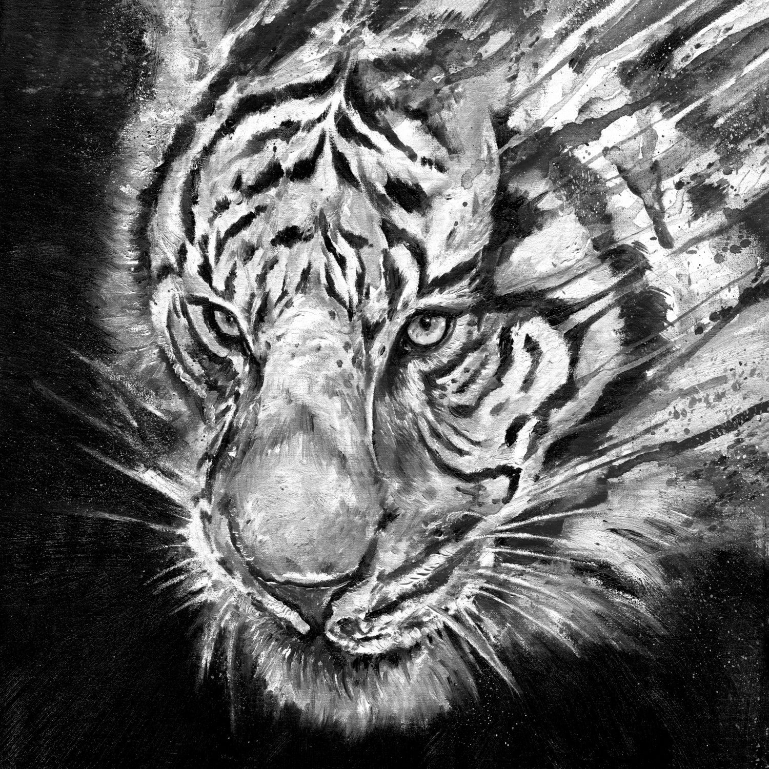 Nightstalker B&W by Marc Allante on GIANT ART - white photo illustration