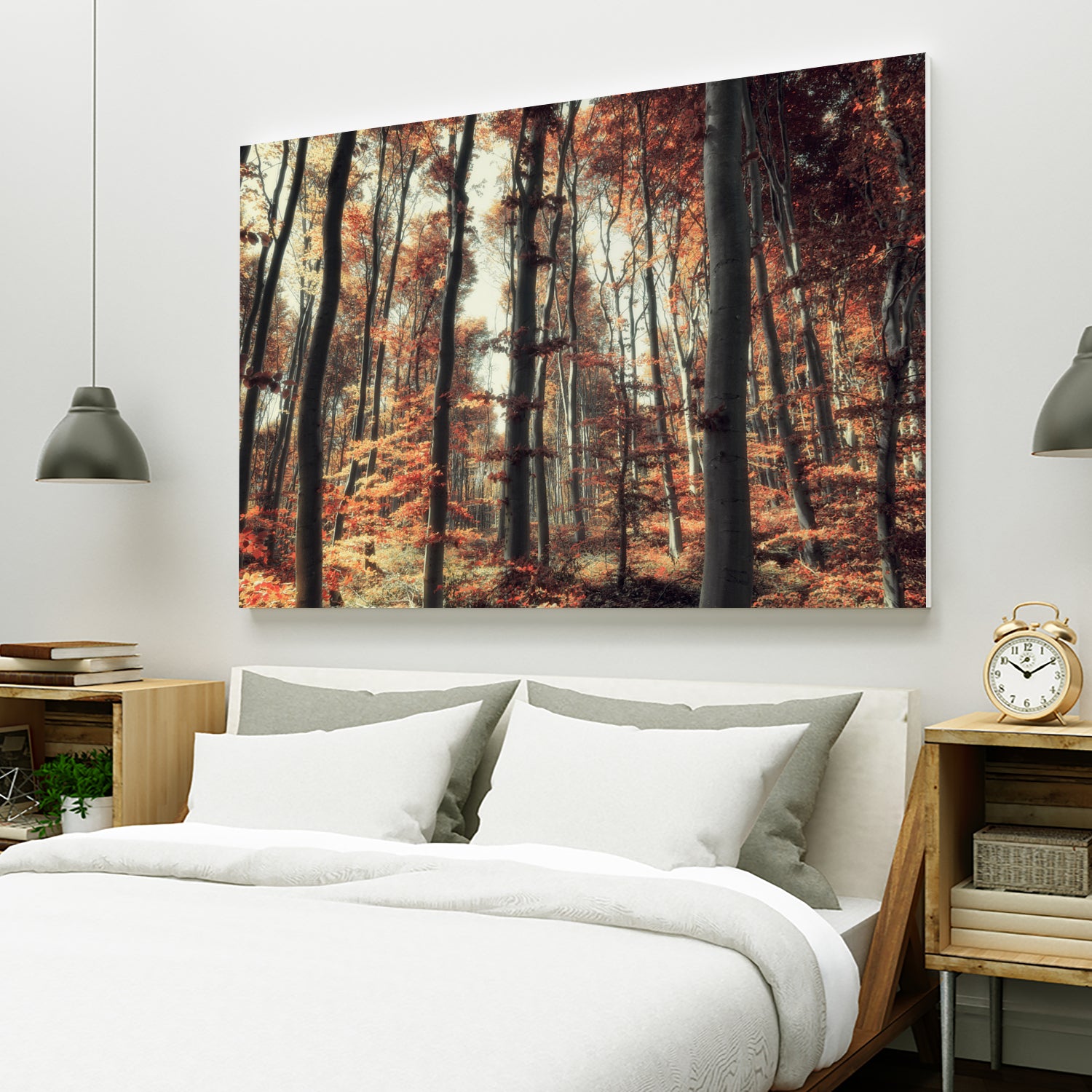 Fall in the woods by Pascal Deckarm on GIANT ART - orange photo manipulation