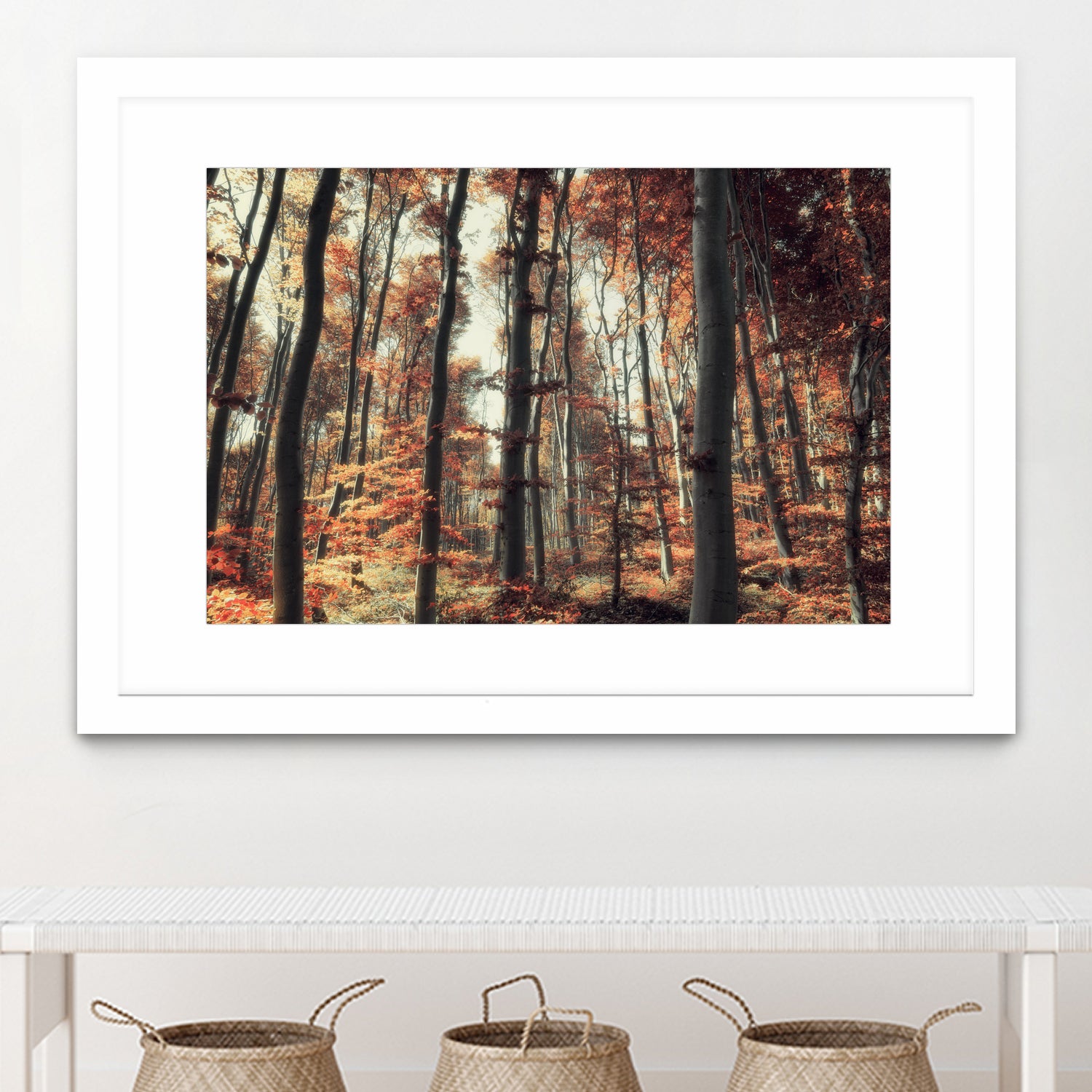 Fall in the woods by Pascal Deckarm on GIANT ART - orange photo manipulation