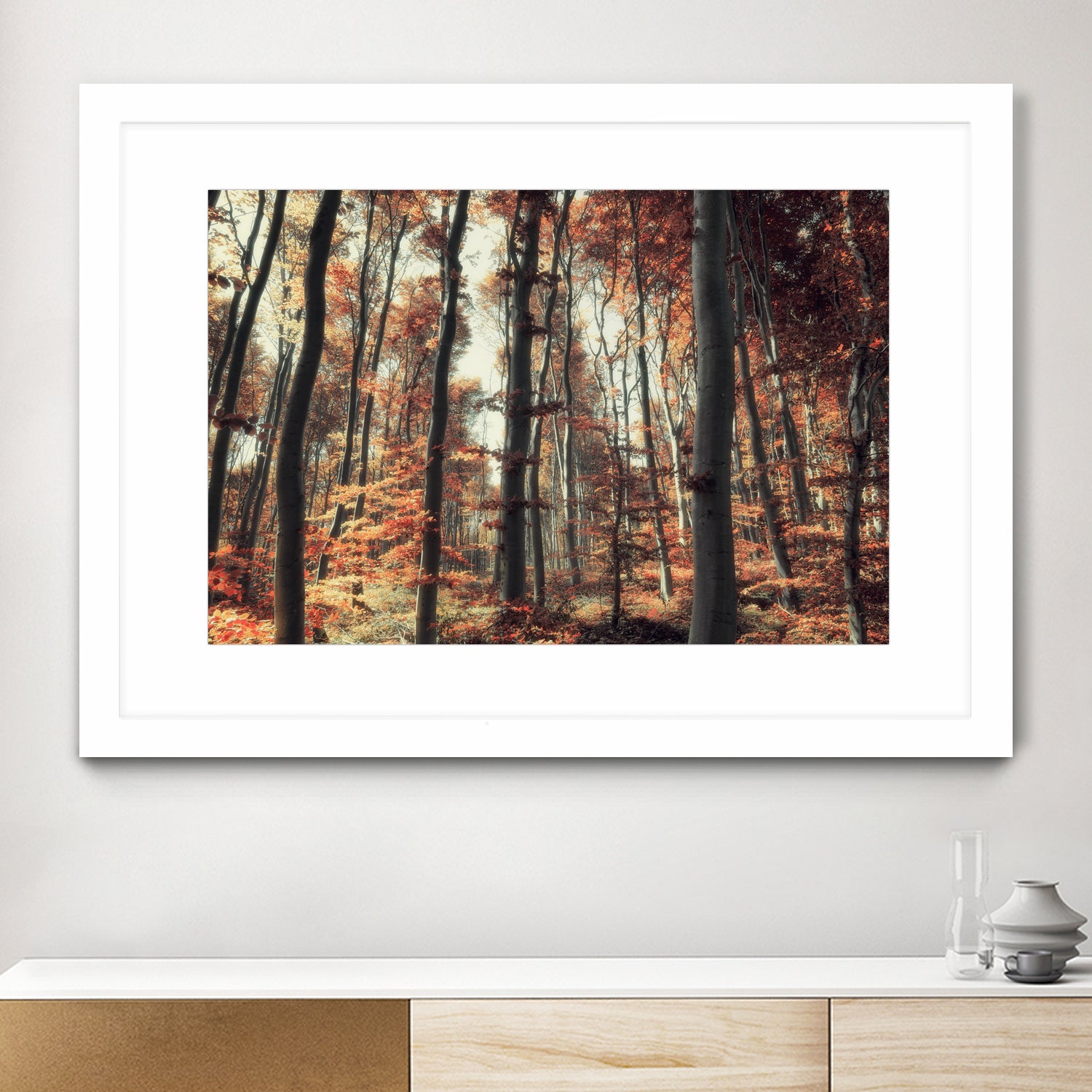 Fall in the woods by Pascal Deckarm on GIANT ART - orange photo manipulation