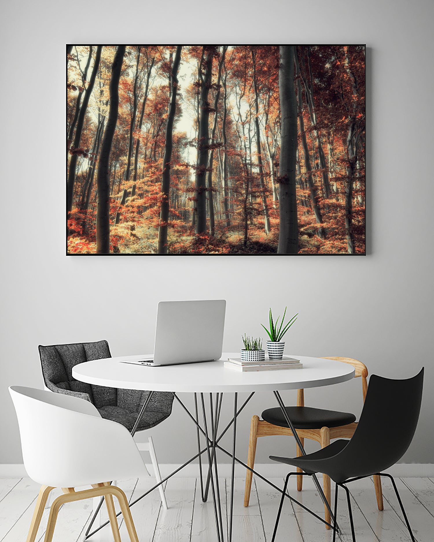 Fall in the woods by Pascal Deckarm on GIANT ART - orange photo manipulation