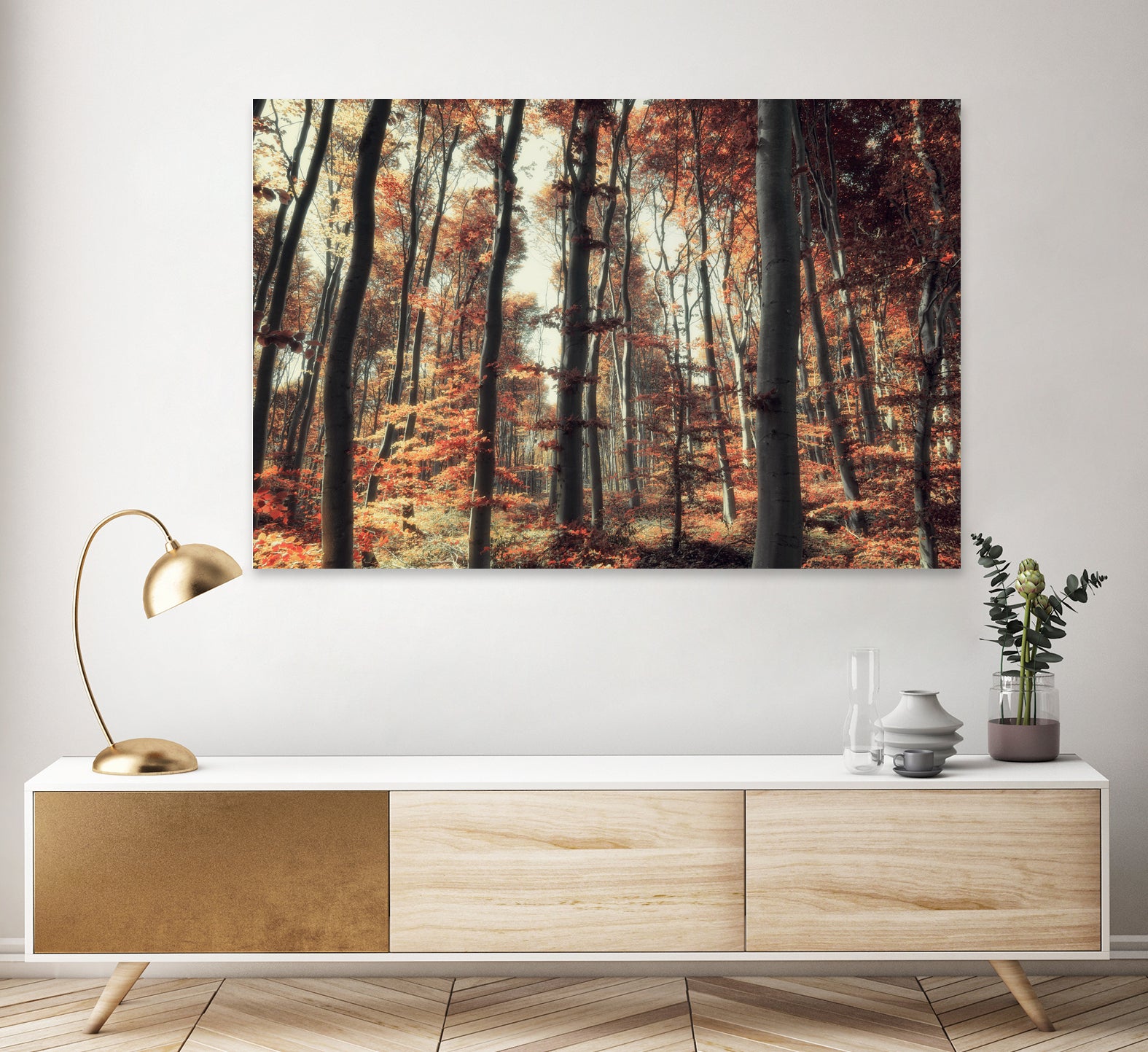 Fall in the woods by Pascal Deckarm on GIANT ART - orange photo manipulation