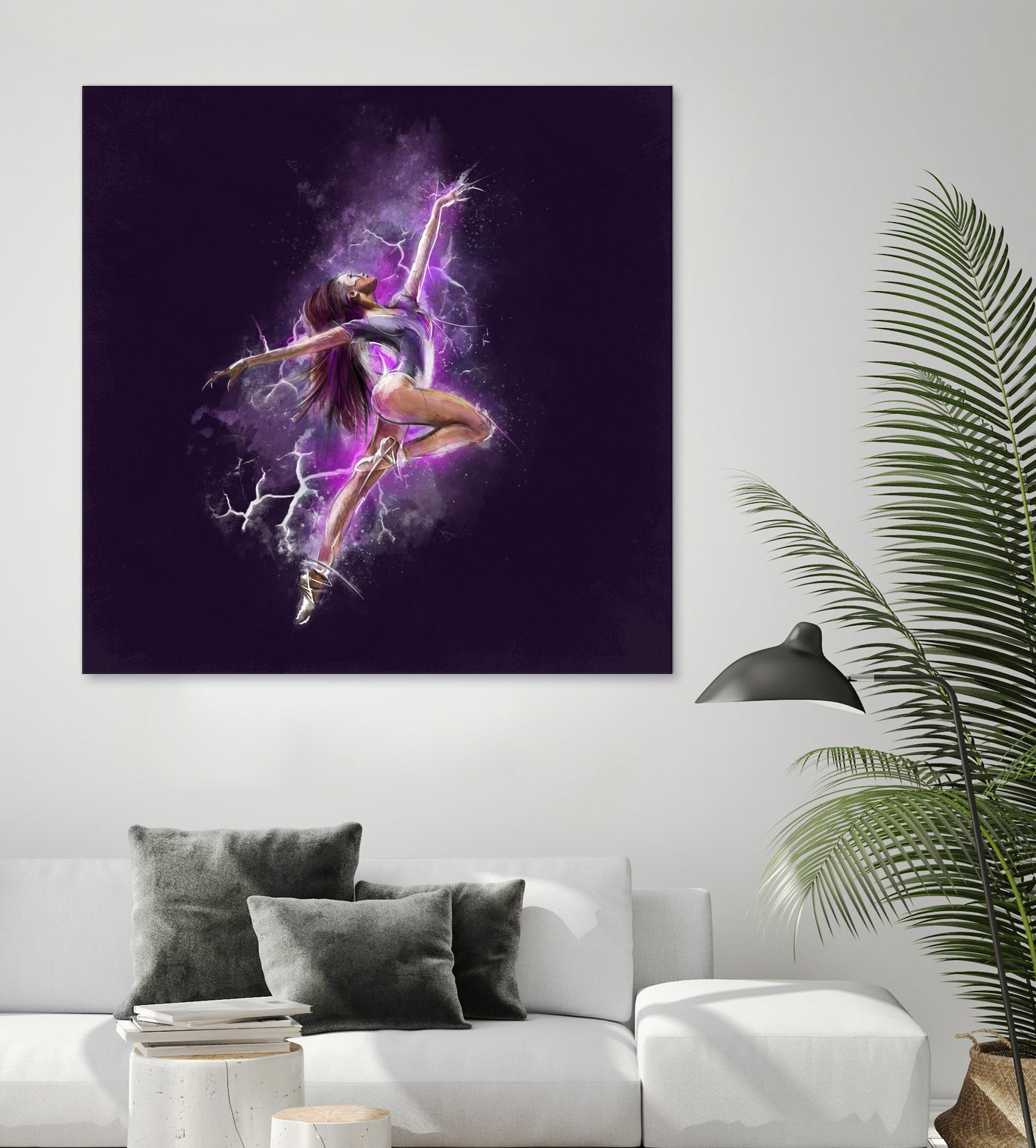 Dancer by Claudio Tosi on GIANT ART - fuchsia digital painting