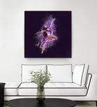 Dancer by Claudio Tosi on GIANT ART - fuchsia digital painting