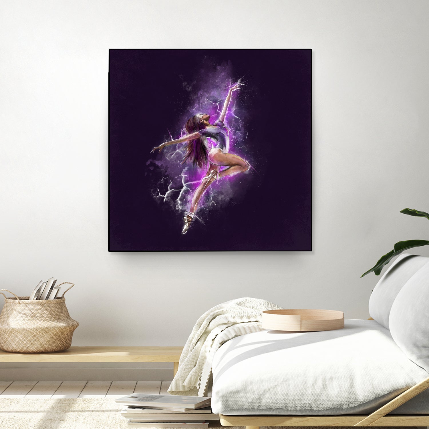 Dancer by Claudio Tosi on GIANT ART - fuchsia digital painting