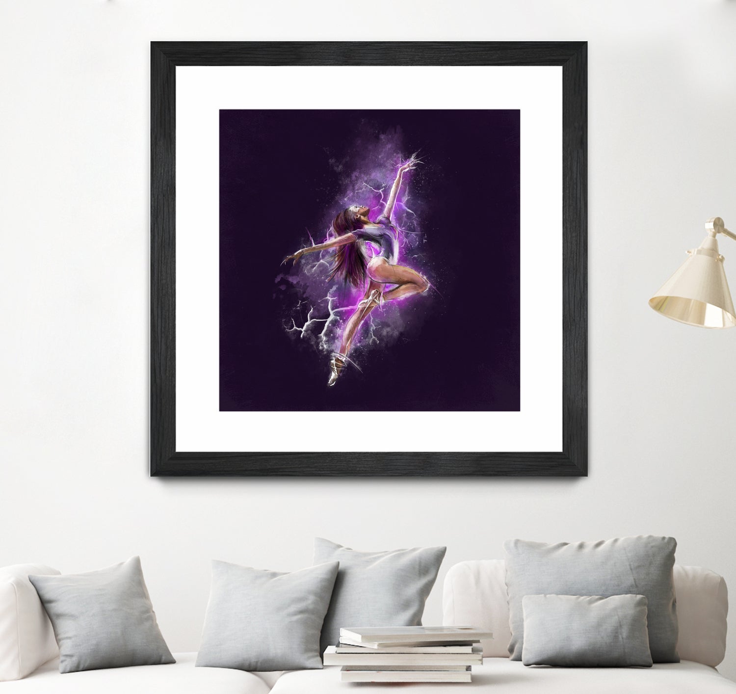 Dancer by Claudio Tosi on GIANT ART - fuchsia digital painting