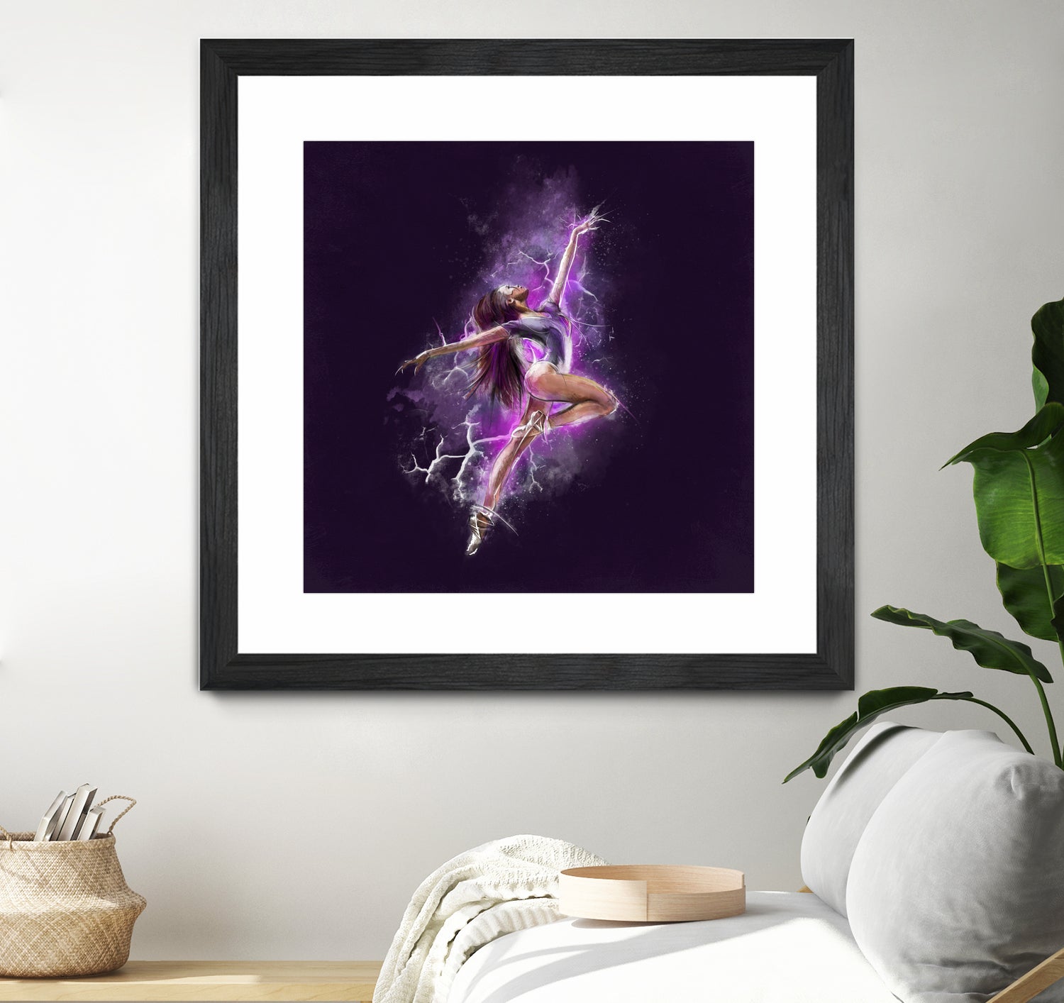 Dancer by Claudio Tosi on GIANT ART - fuchsia digital painting