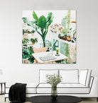 Junglow, Urban Jungle Botanical Home decor, Tropical Plants by Uma Gokhale on GIANT ART - green digital painting