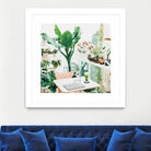 Junglow, Urban Jungle Botanical Home decor, Tropical Plants by Uma Gokhale on GIANT ART - green digital painting