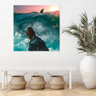 Extreme Melancholy by GEN Z by Rigaud Mickaël on GIANT ART - green photo illustration