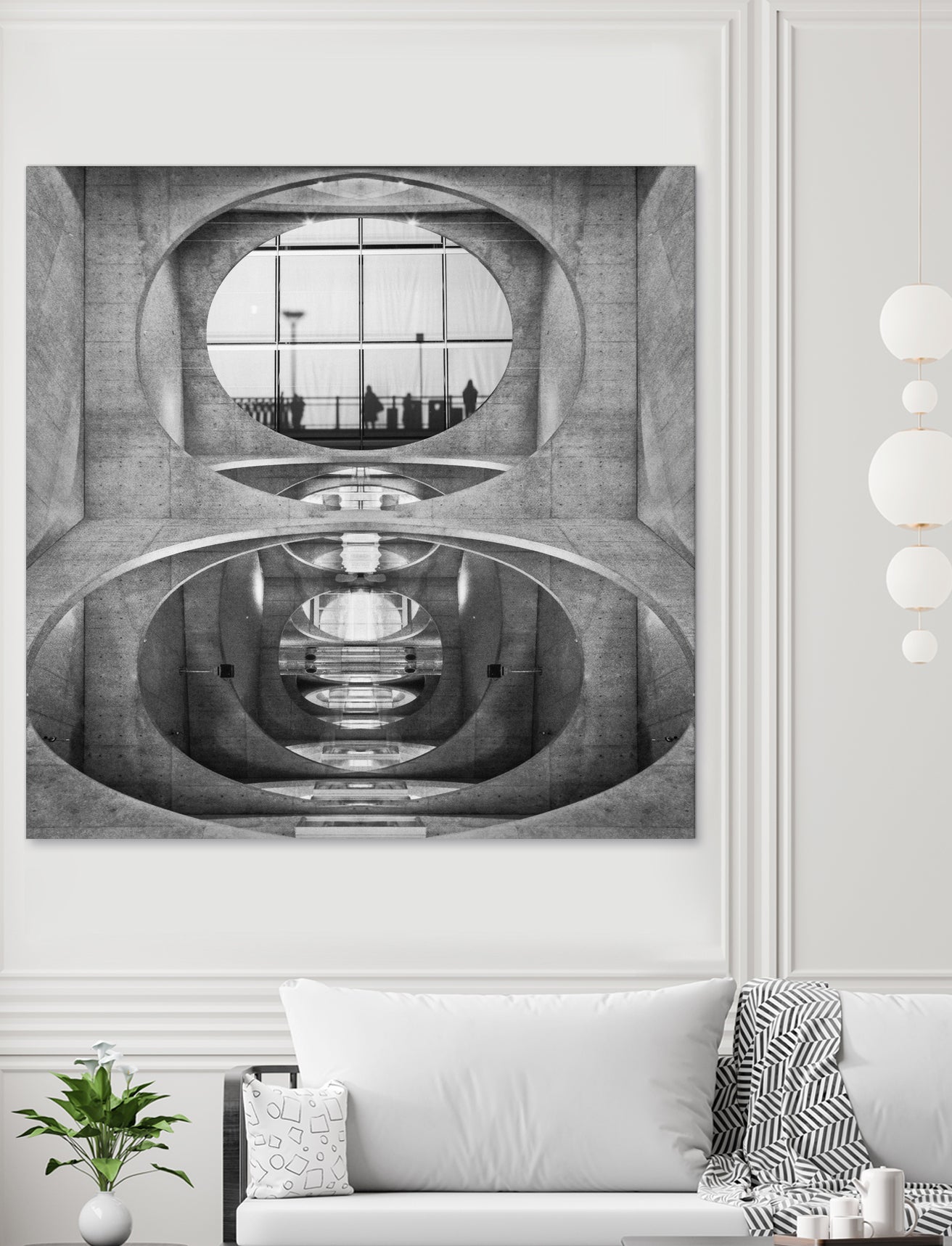 Oval City by Dariusz Klimczak on GIANT ART - gray photo illustration