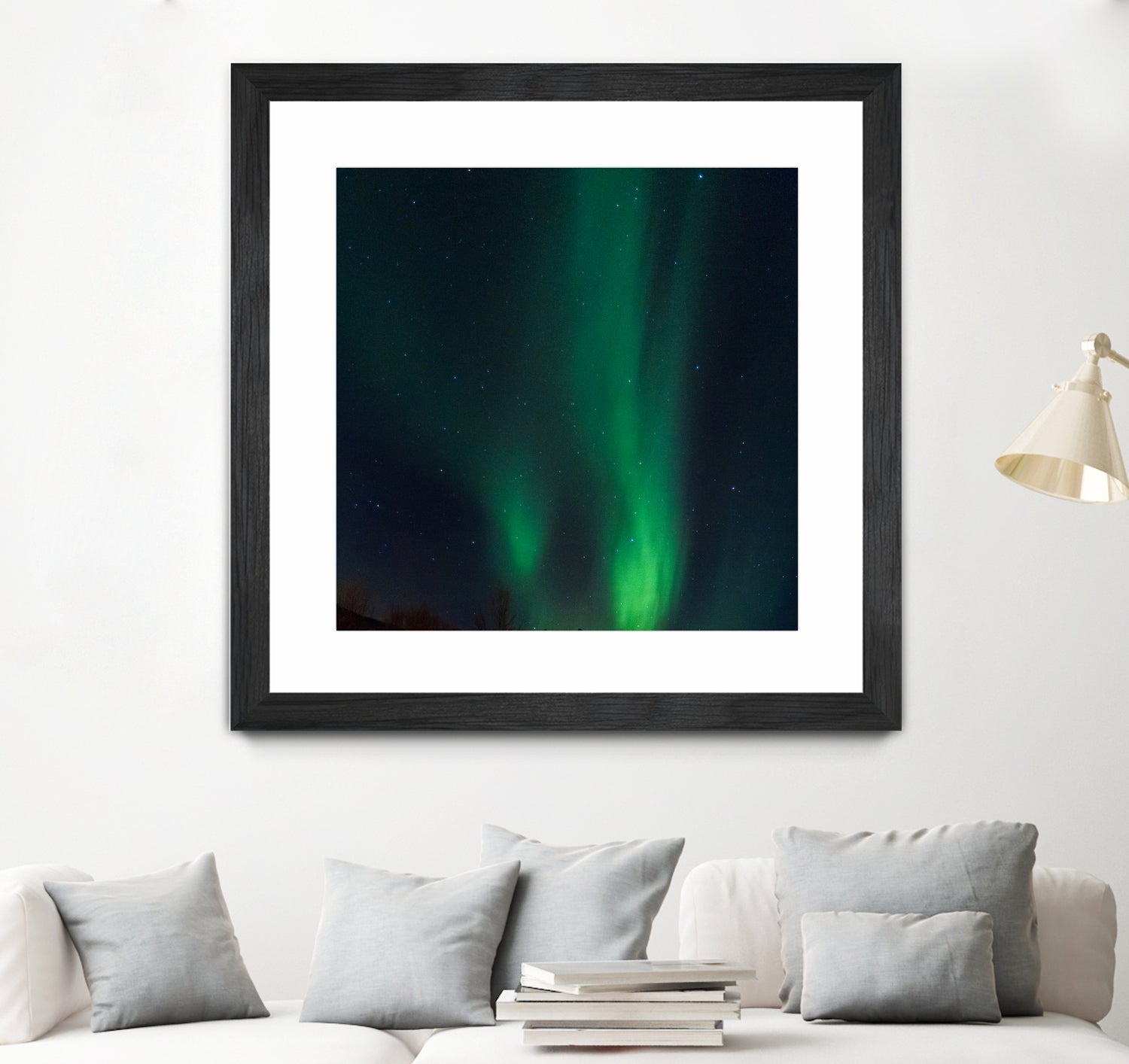 Under The Lights by Dominika Aniola on GIANT ART - green photo illustration