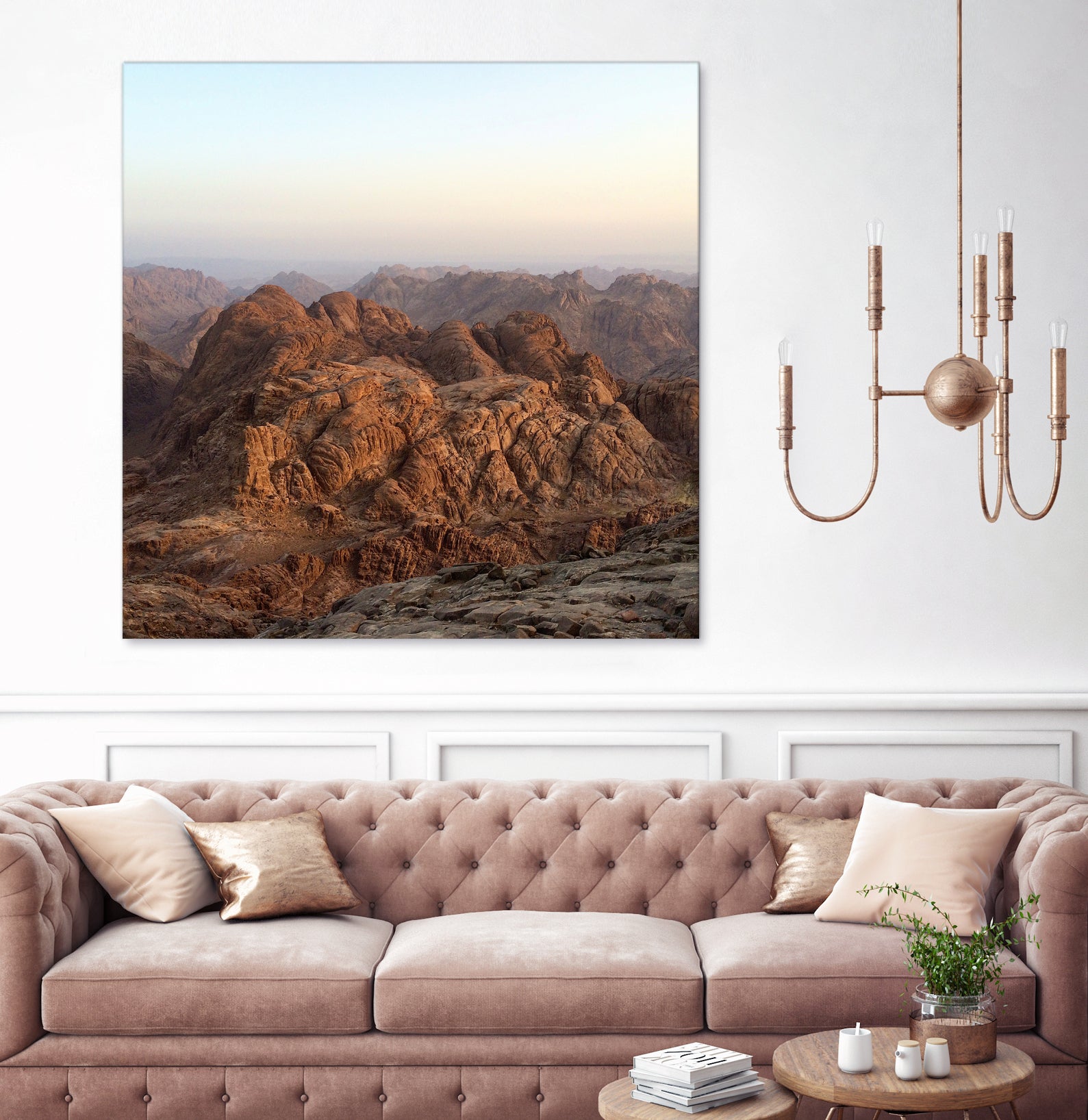 The Sinai Mountains by Mikhail Zhirnov on GIANT ART - brown photo illustration