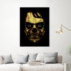 Angry Skull Monster Poster by Daniel Ferreira-Leites on GIANT ART - black photo manipulation