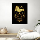 Angry Skull Monster Poster by Daniel Ferreira-Leites on GIANT ART - black photo manipulation