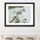 Peak of Mt Shasta by Arlene Carley on GIANT ART - green photo manipulation