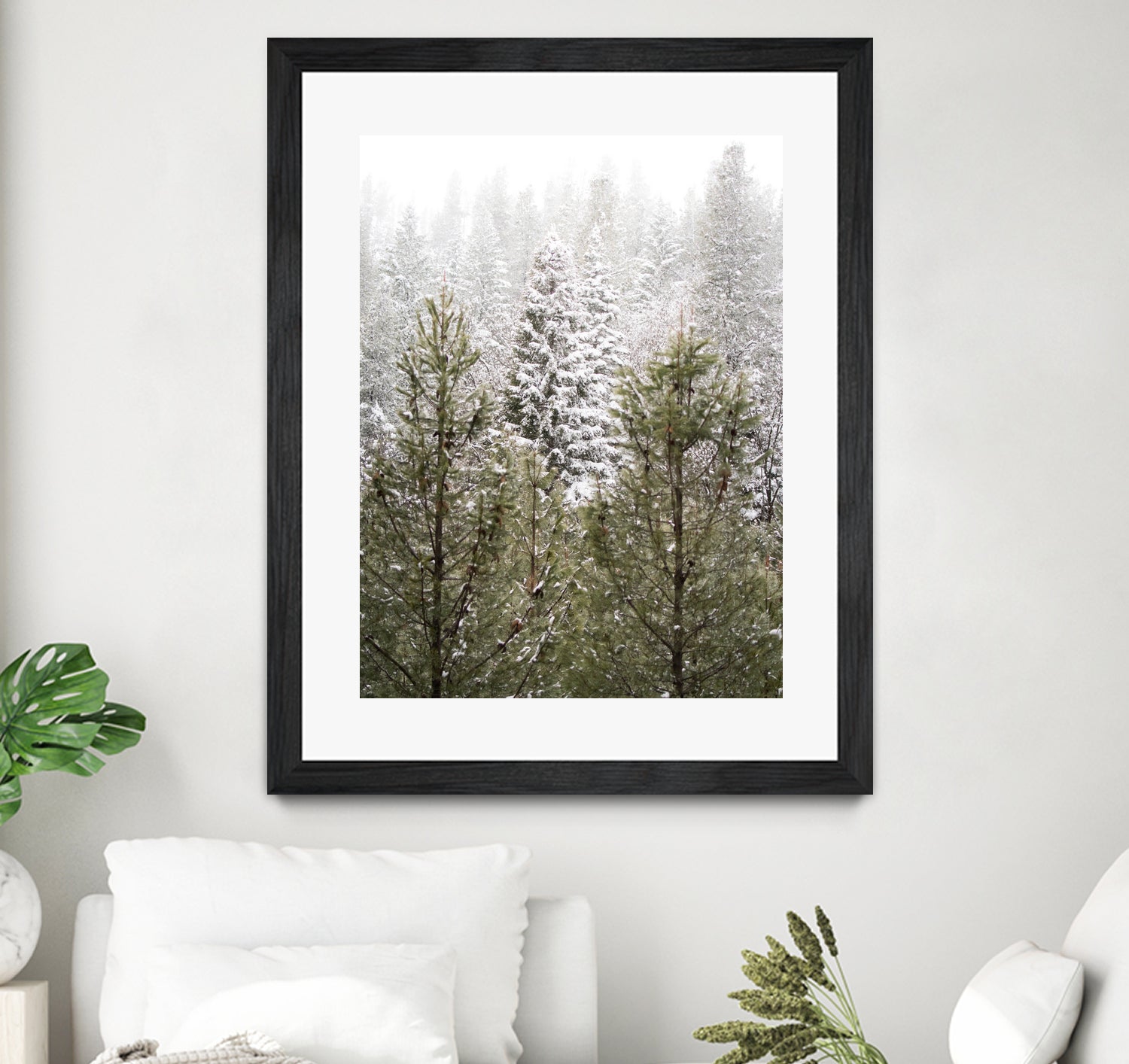 Winter in the Forest by Arlene Carley on GIANT ART - green photo manipulation