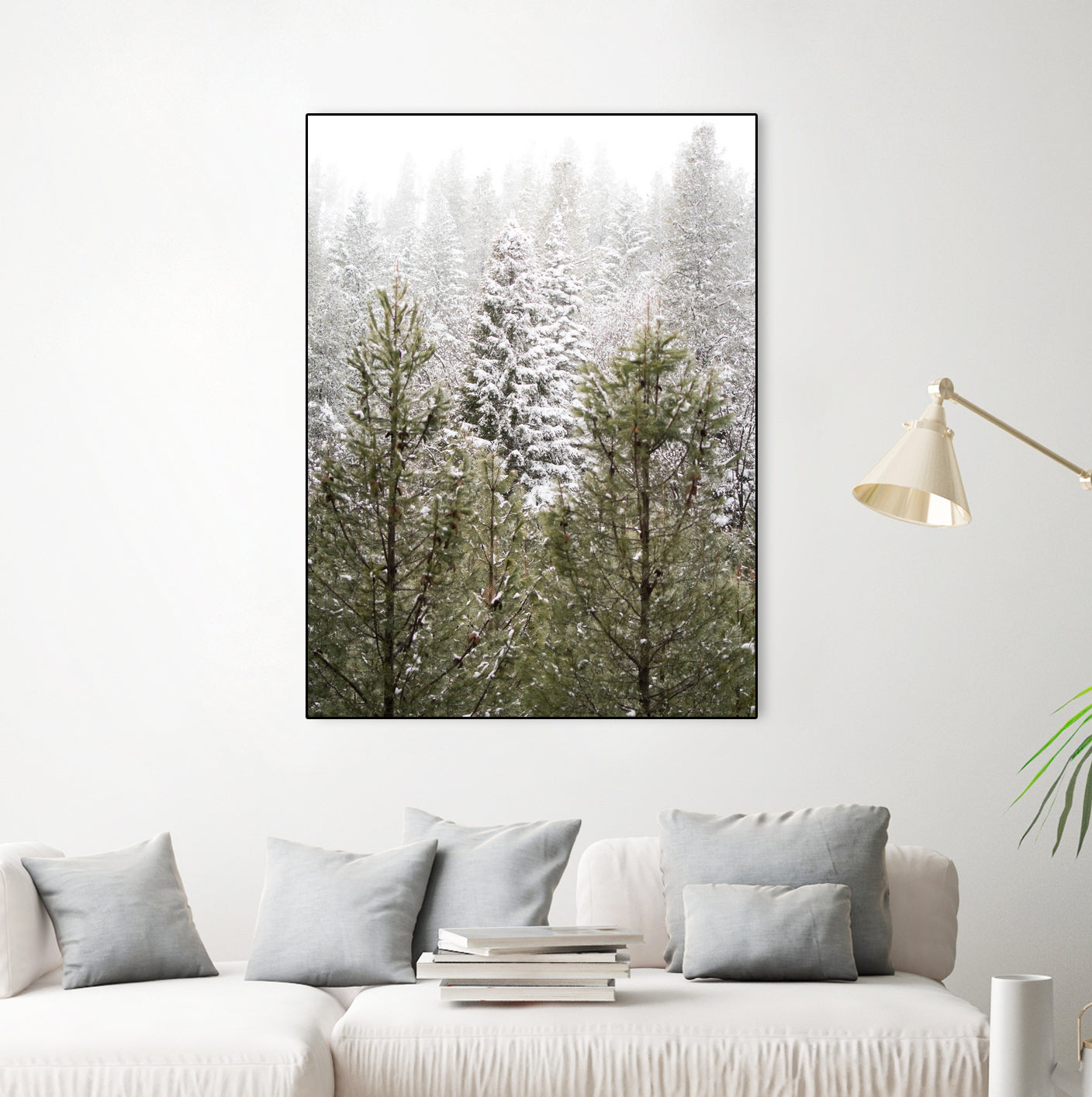 Winter in the Forest by Arlene Carley on GIANT ART - green photo manipulation