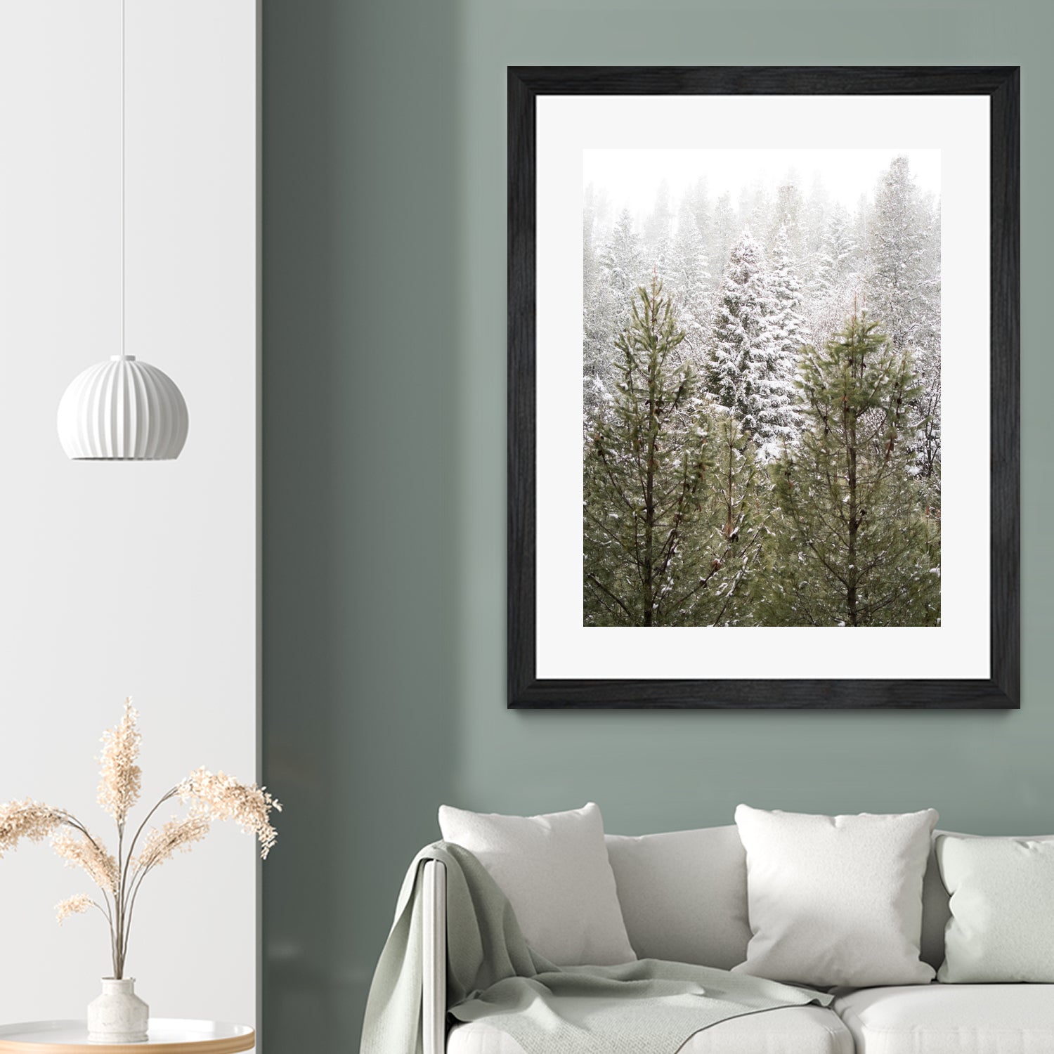 Winter in the Forest by Arlene Carley on GIANT ART - green photo manipulation