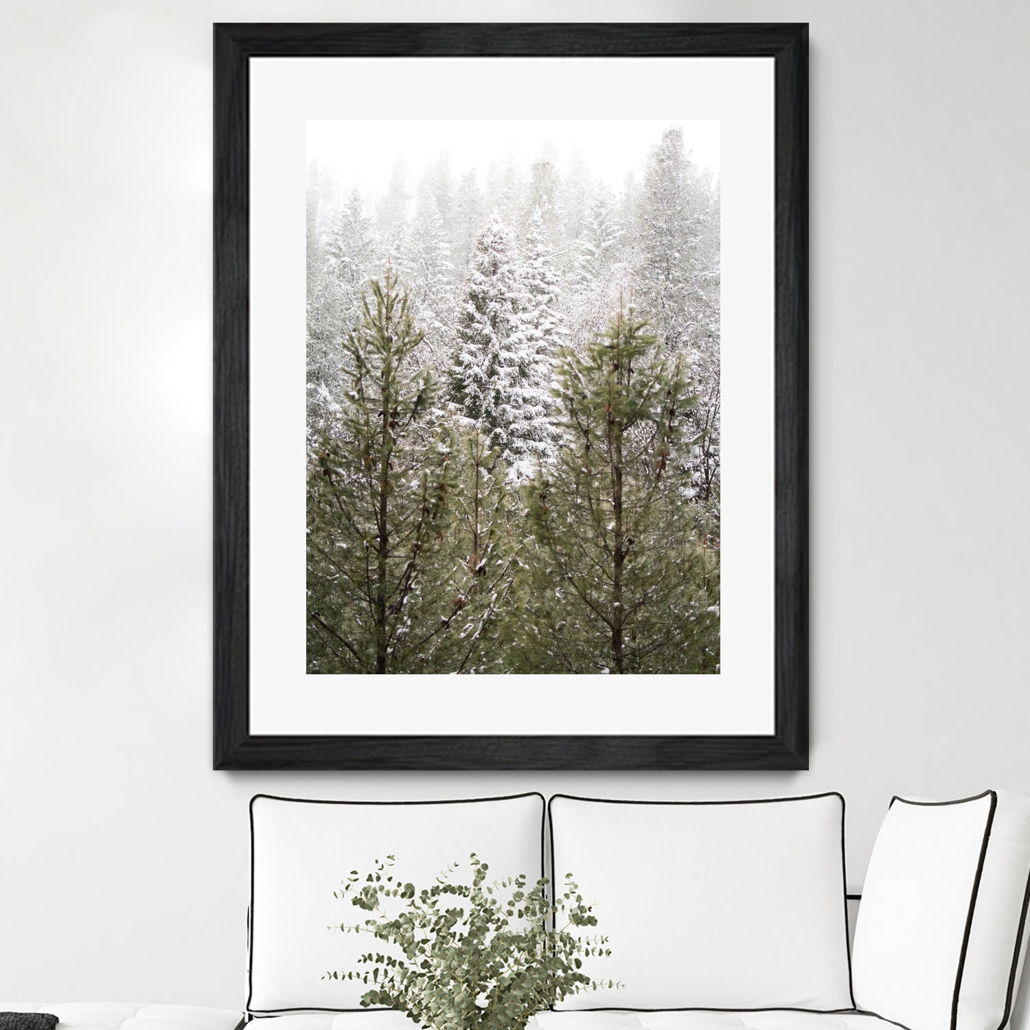 Winter in the Forest by Arlene Carley on GIANT ART - green photo manipulation