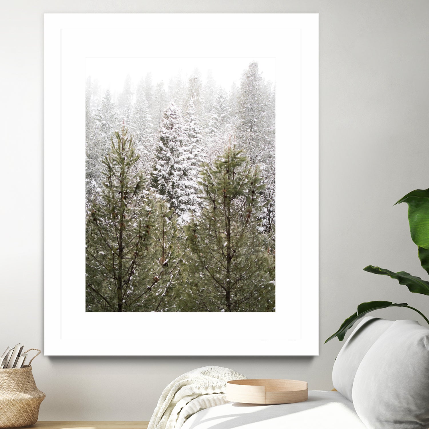 Winter in the Forest by Arlene Carley on GIANT ART - green photo manipulation