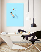 Float - Under the sun by Jason Ratliff on GIANT ART - blue digital painting