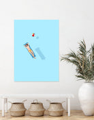 Float - Under the sun by Jason Ratliff on GIANT ART - blue digital painting