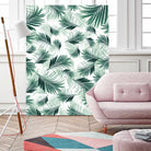 Tropical Green Palms Pattern #1 #tropical #decor #art by Anita & Bella Jantz on GIANT ART - green photo illustration